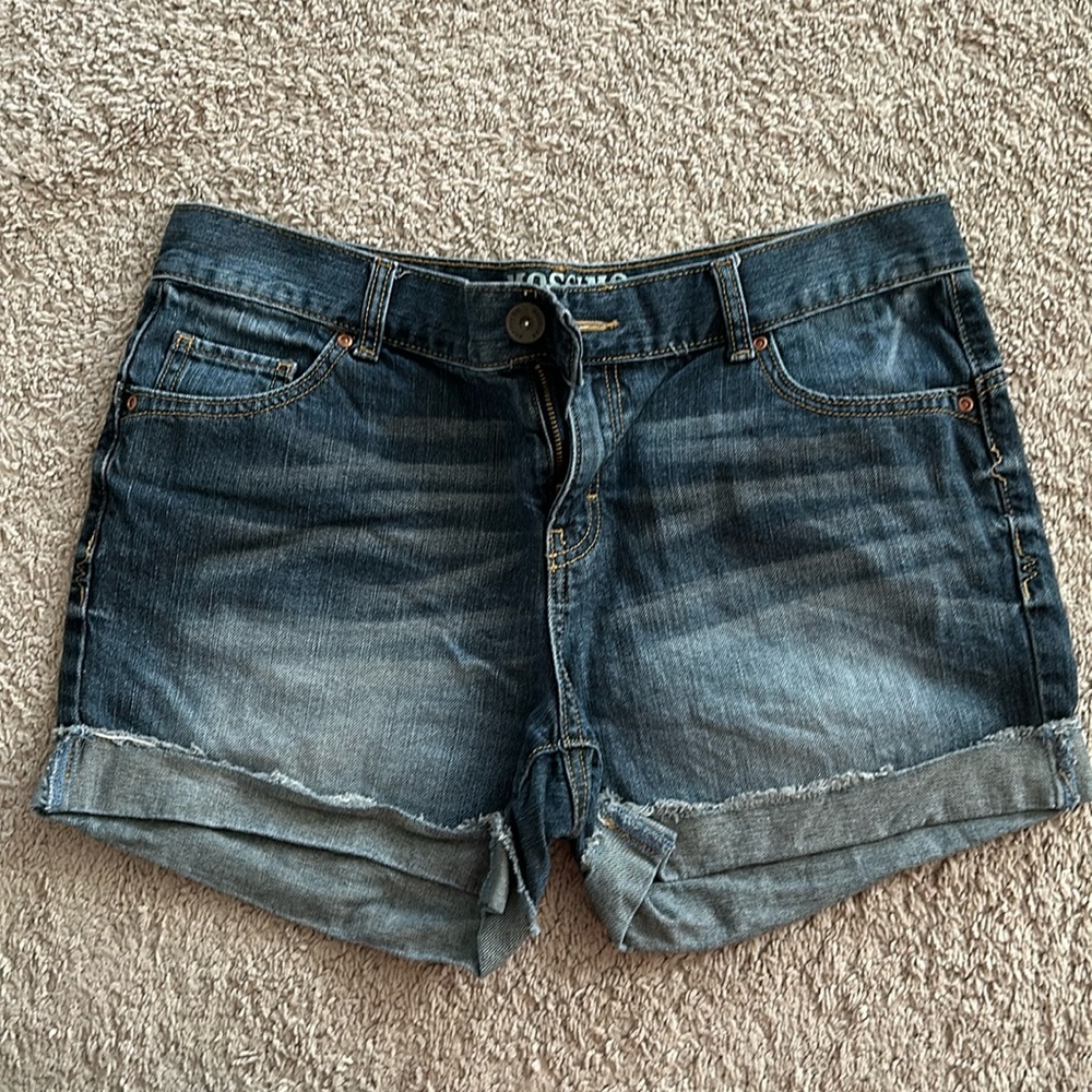 Juniors Mossimo cuffed denim shorts, size 11